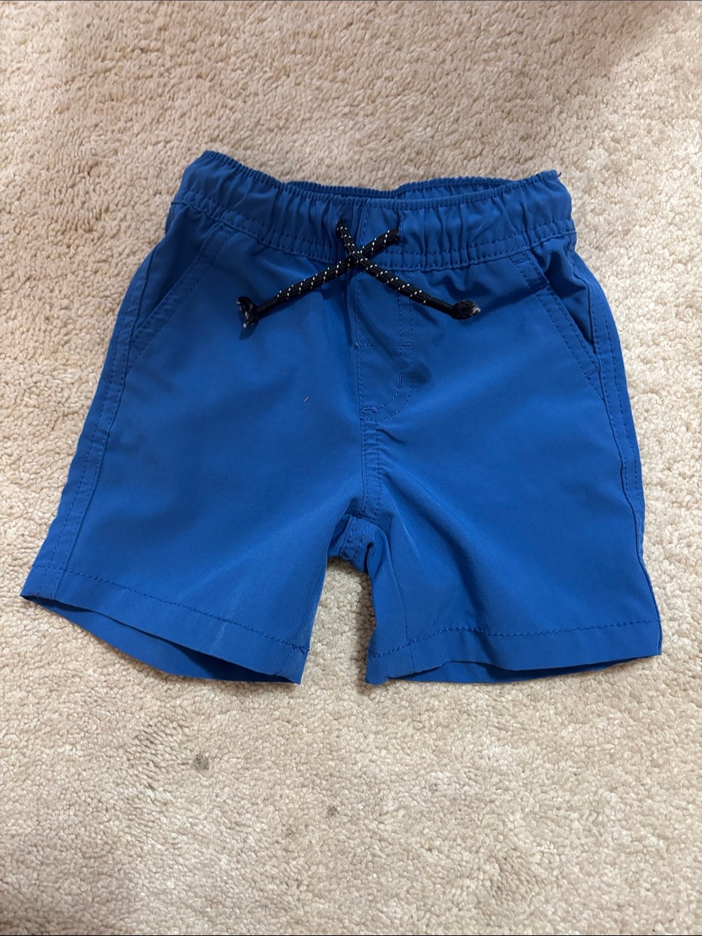 Cat & Jack Royal Blue Elastic Waist Shorts with Drawstring